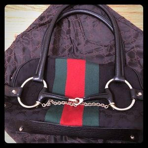 Gucci handbag | signature red/green stripe